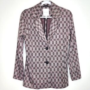 Avec Les Filles Soft Knit Blazer Jacket XS